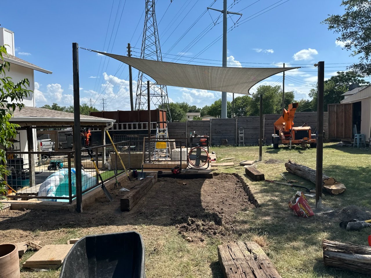 Patio Covers Austin doing our thing with an install